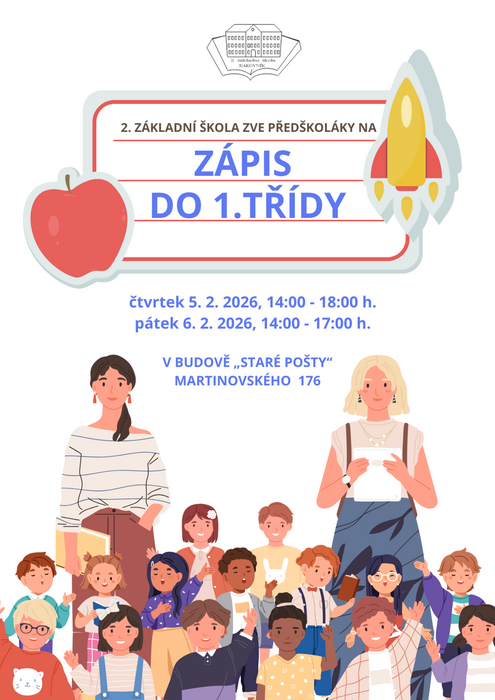 Žáci přijatí do 1. ročníku