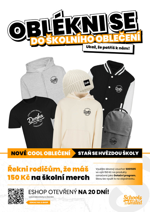 E-shop s kolekcí školního oblečení opět otevřen