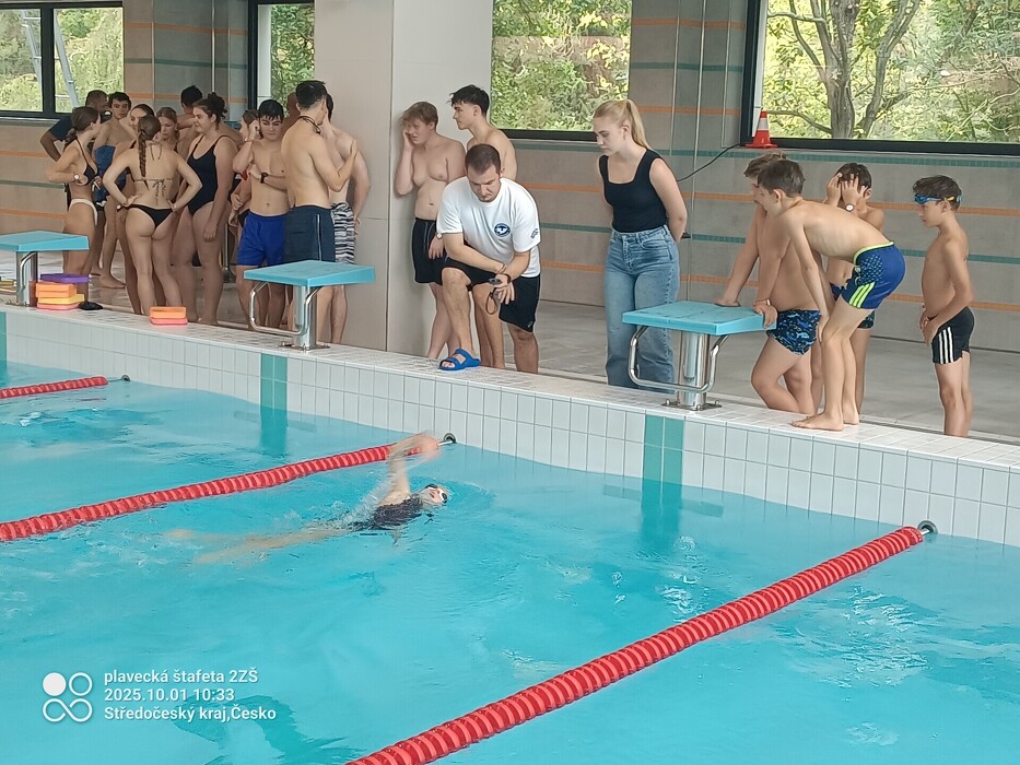 Plavecká štafeta měst 2025